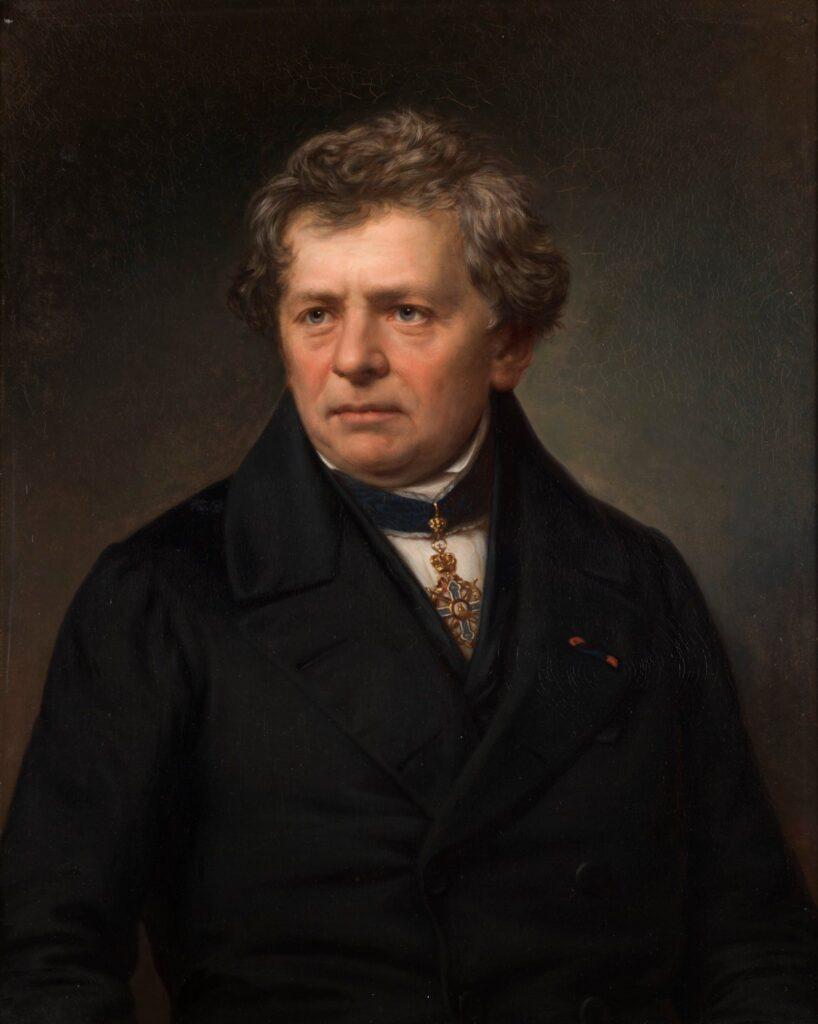 A painting of Georg Simon Ohm.